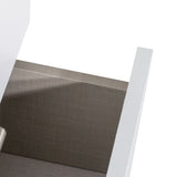 Elemental White 1 Door Bedside (Available in White or Grey)
