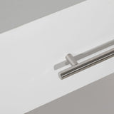 Elemental White 1 Door Bedside (Available in White or Grey)