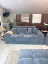 Dubai 3 Seat Sofa (Available in Aston Linen Charcoal, Natural, Latte or Grey)