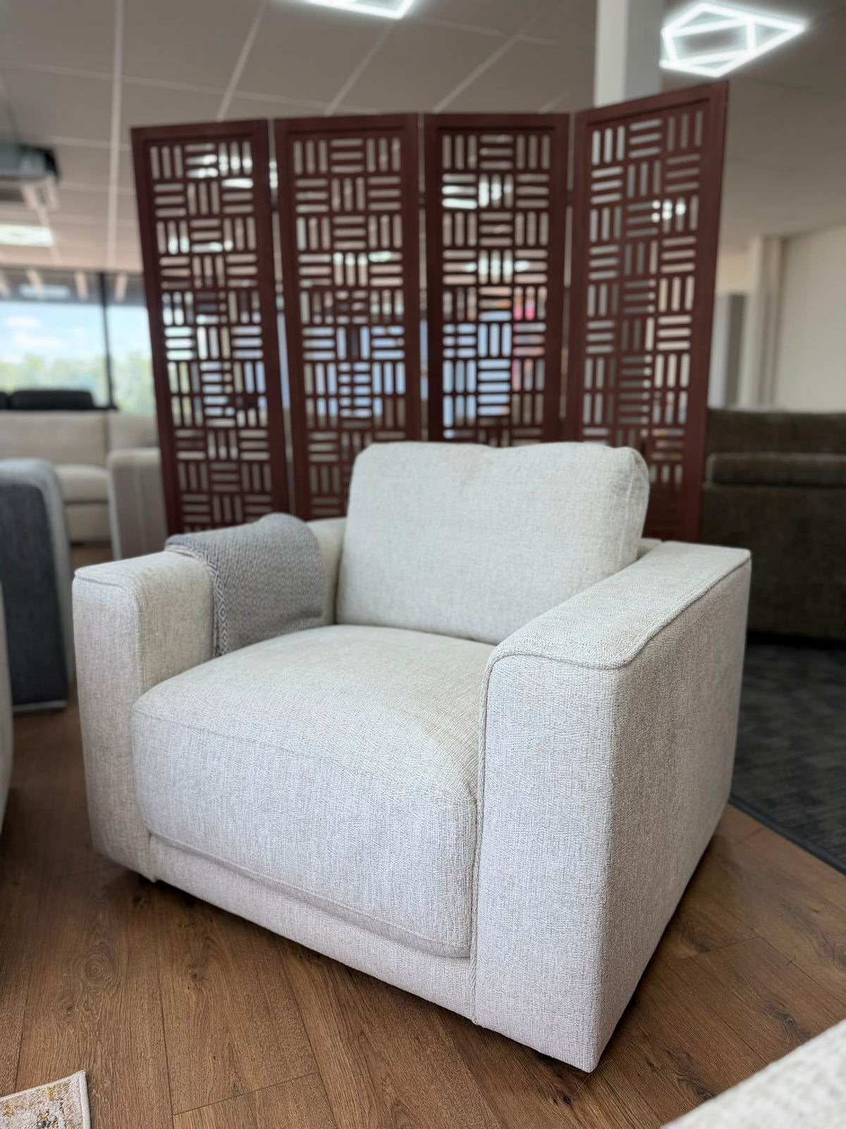 Nancy Armchair Sofa (Available in Cream or Grey)