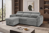 Marseille Corner Storage Sofa Bed (Available in Mushroom, Grey or Light Grey)