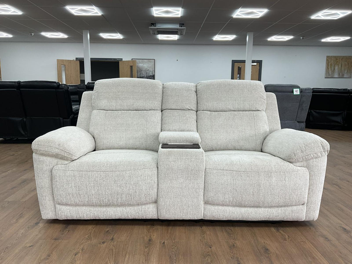 Gemma Electric Recliner 2 Seat Sofa (Available in Beige or Grey)