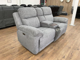 Gemma Electric Recliner 2 Seat Sofa (Available in Beige or Grey)