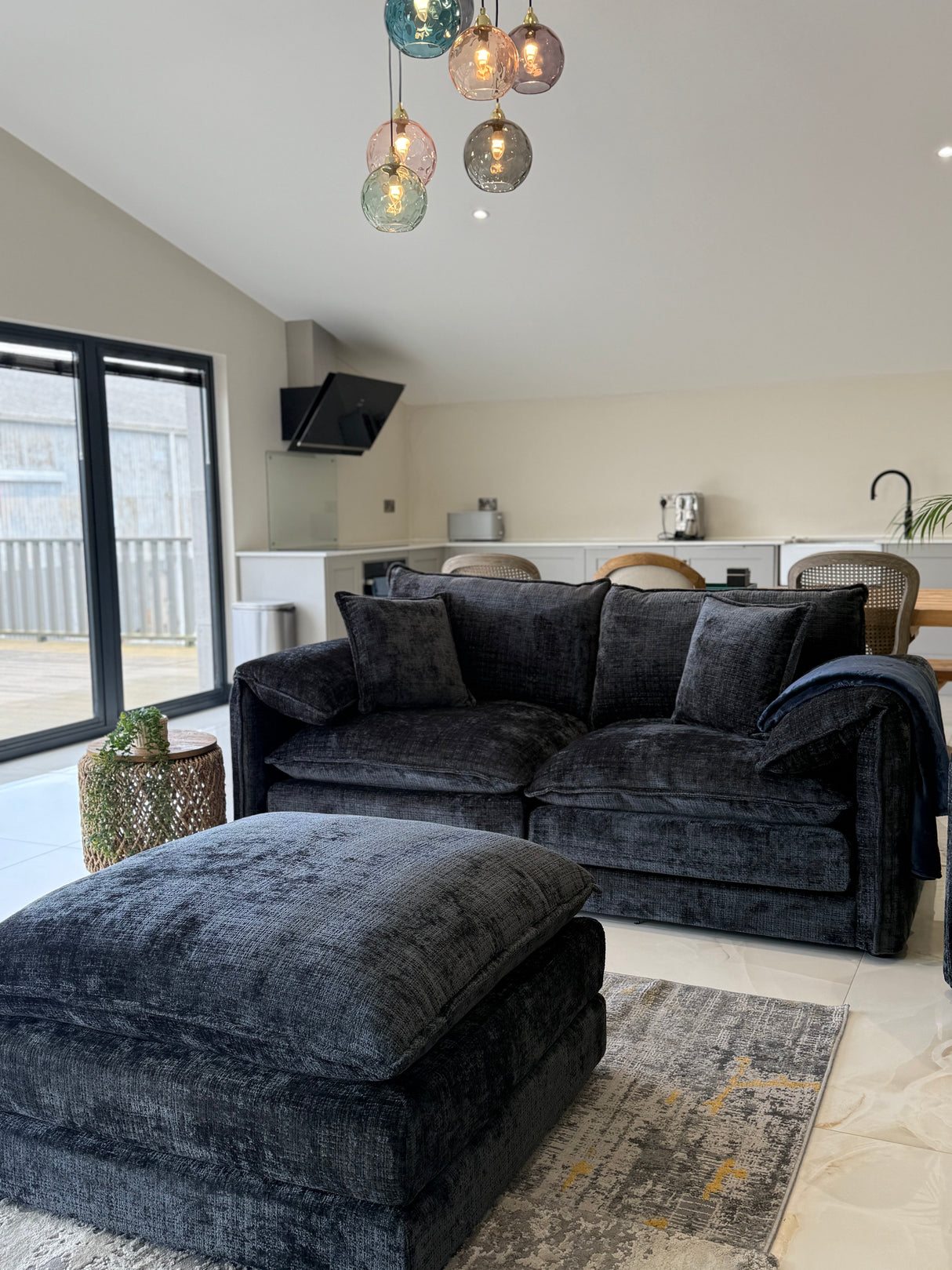 Samantha 3 and 2 Seat Sofa Bundle Deal (Available in Beige, Grey, Black or Green)