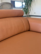 Autumnville Genuine Leather Electric Reclining 3 and 2 Seat Sofa Bundle Deal (Available in Tanned Brown or Black)