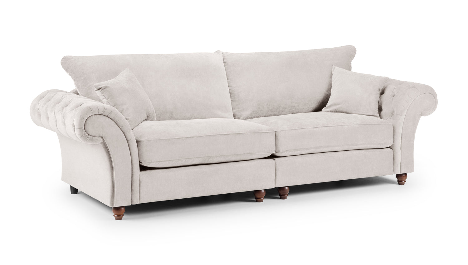 Cheshire 4 Seat Sofa (Available in Linen Stone or Linen Slate)
