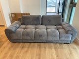 Stella 3 Seat Sofa (Available in Velvet Grey, Velvet Cream, or Velvet Mocha)