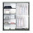 200cm Oregon Sliding Door Wardrobe (Available in Grey or White)