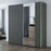 200cm Oregon Sliding Door Wardrobe (Available in Grey or White)