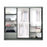 250cm Oregon Sliding Door Wardrobe (Available in Grey or White)