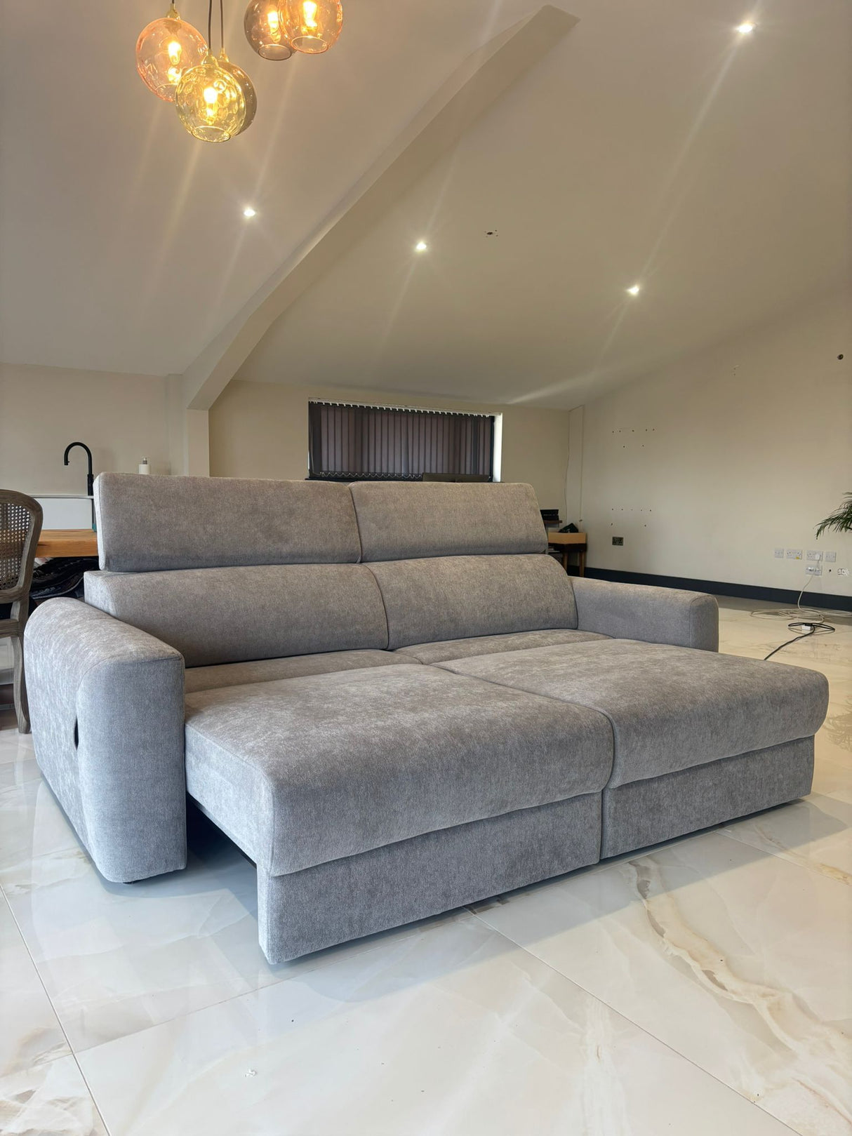Henley 3 Seat Electric Cinema Sofa (Available in Black, Green, Beige or Grey)