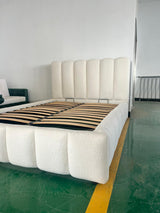 Cloud Bed with Storage (Available in Boucle Grey or Boucle Cream)