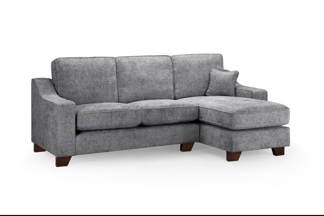 Meadow Chaise Sofa (Available in Beige or Grey Chenille)