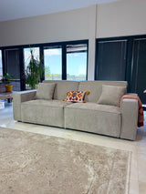 Brookie 3 Seat Electric Cinema Sofa Bed (Available in Olive, Beige or Grey)