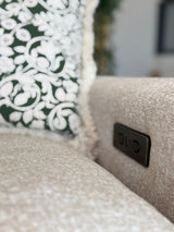 Bella Cloud 3 Seat Electric Cinema Sofa (Available in Beige or Grey)