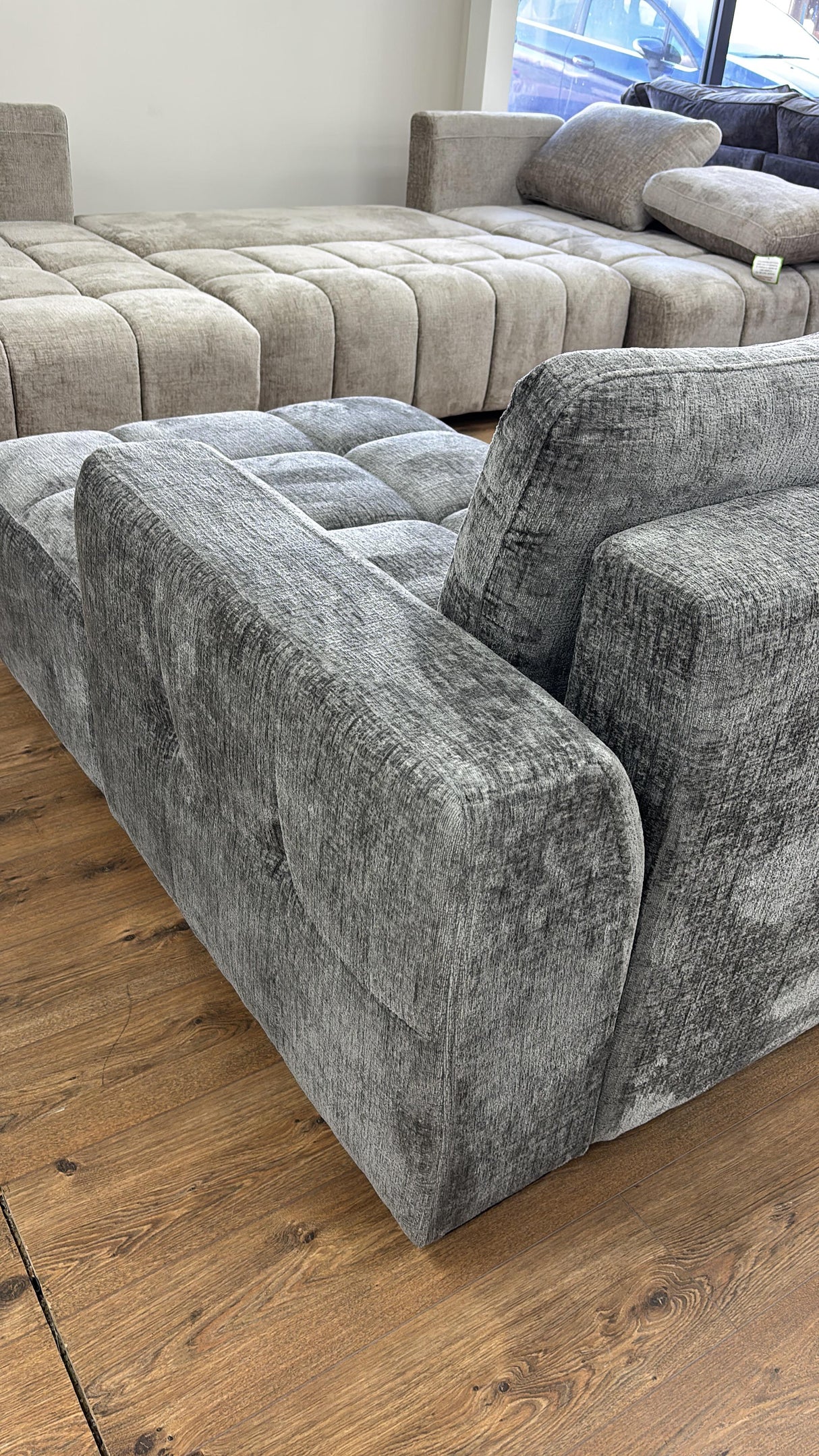 Sofia U-Shape Sofa Bed with Storage (Available in Green, Beige or Grey)