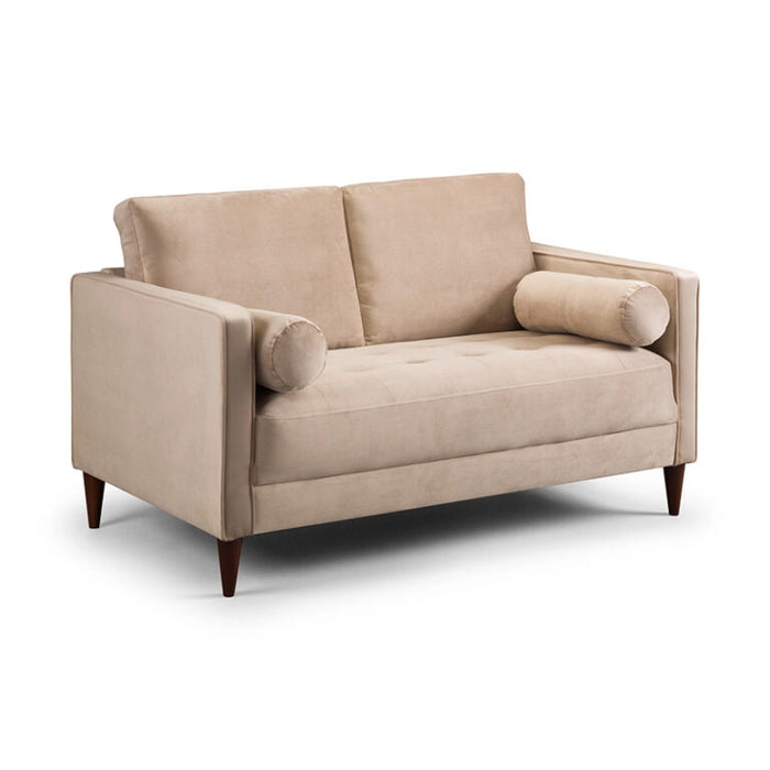 Brooklyn Sofa (available in plush velvet silver, teal, blue or beige)