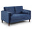 Brooklyn Sofa (available in plush velvet silver, teal, blue or beige)