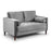 Brooklyn Sofa (available in plush velvet silver, teal, blue or beige)