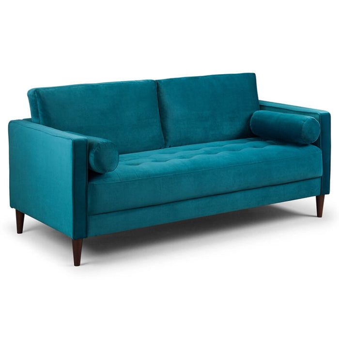 Brooklyn Sofa (available in plush velvet silver, teal, blue or beige)