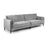 Brooklyn Sofa (available in plush velvet silver, teal, blue or beige)
