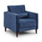 Brooklyn Sofa (available in plush velvet silver, teal, blue or beige)