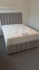 Bella Floor Standing Headboard With Normal Divan Base With Footboard