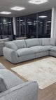 Berkeley Jumbo Corner Sofa (Available in Grey or Beige)