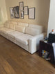 Lola 4 Seat Modular Sofa (Available in Chenille Ivory, Mocha or Grey)
