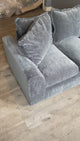 Winnie Double Corner Sofa (Available in soft chenille Teal, Navy, Stone or Dark Grey)