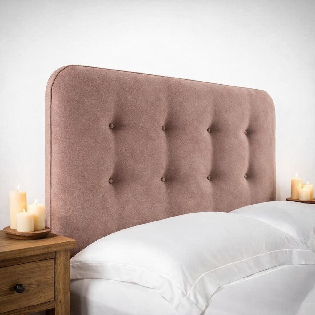 Rounded Cubed Floor Standing Headboard