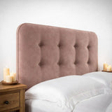 Rounded Cubed Floor Standing Headboard
