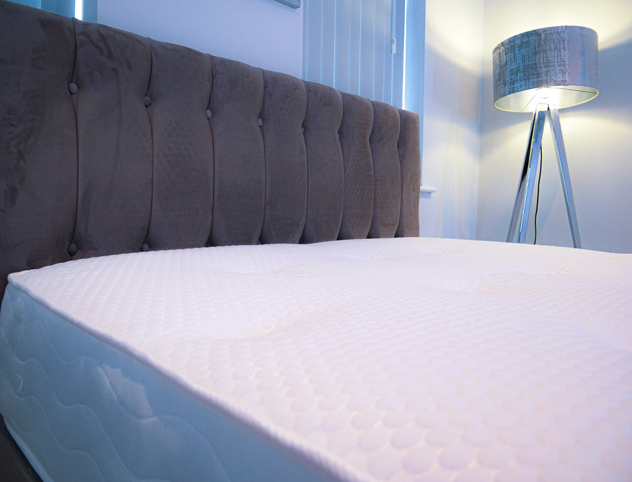 Queen bed with sales mattress bundle