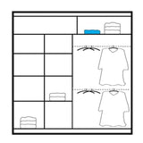 203cm Baltimore Sliding Door Wardrobe