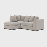 Harley Chaise Sofa in Beige Linen