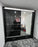 208cm Detroit LED Sliding Door Wardrobe (available in gloss white, gloss black and matte grey)