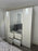 208cm Florida LED Bi-Fold Door Wardrobe (Available in Grey or White)