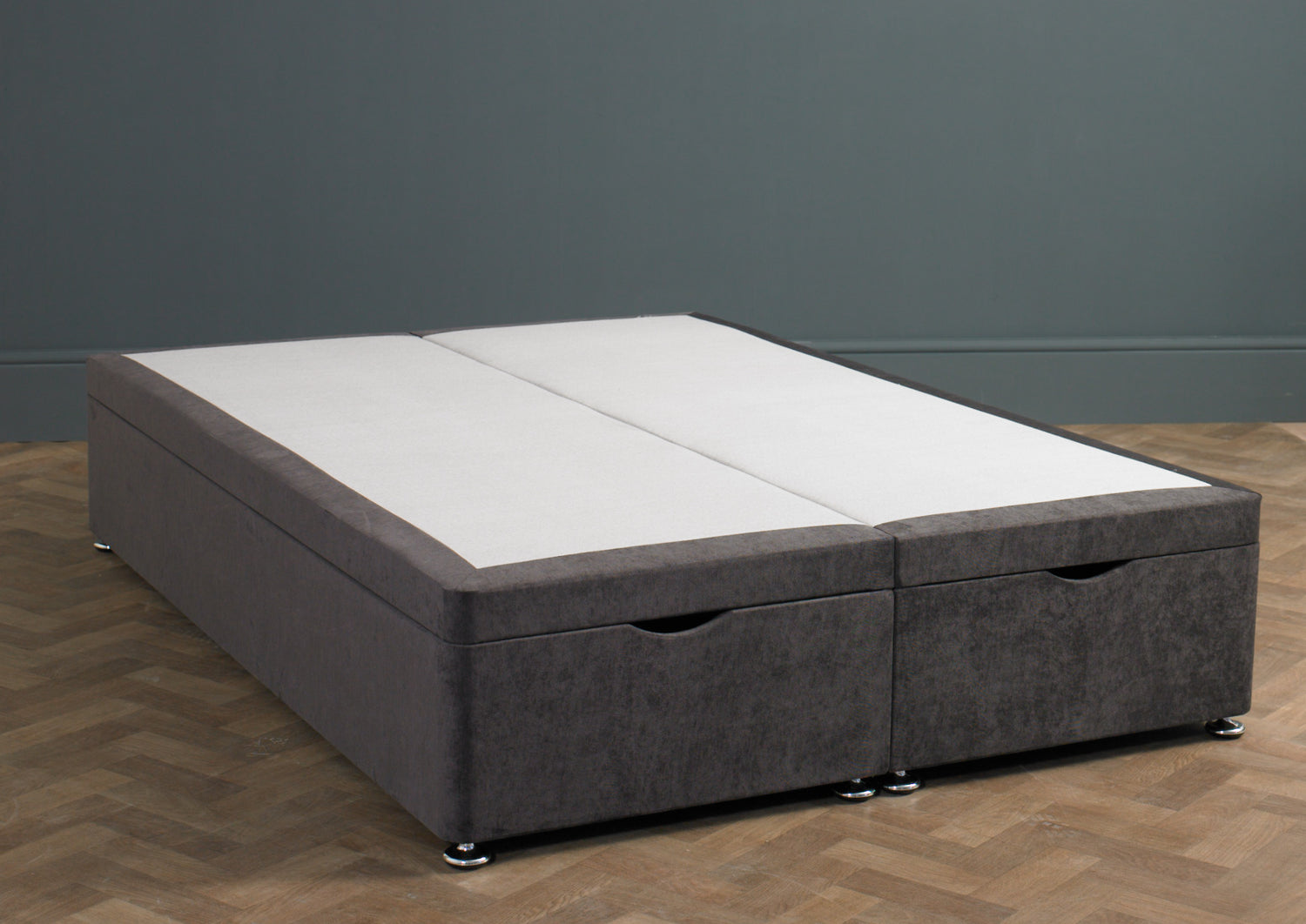 Knightsbridge Floor Standing Headboard With Ottoman Storage Divan Base
