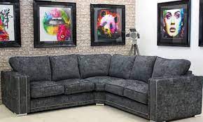 Bentley Full Back Corner Sofa (Available in Truffle or Charcoal Chenille)