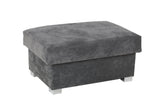 Charlotte Small Corner Scatter Back Sofa (Available in Chenille Grey or Black)